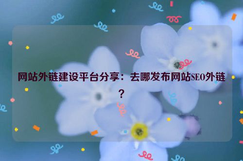 网站外链建设平台分享：去哪发布网站SEO外链？